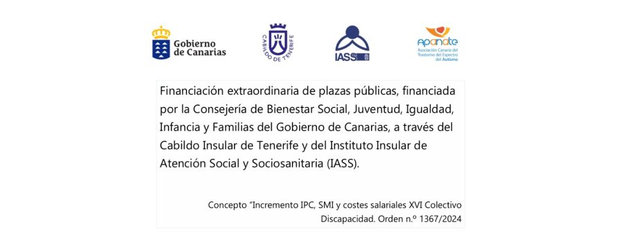 Financiación extraordinaria de plazas públicas en APANATE